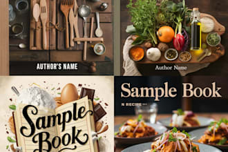 design book covers for food and recipe books