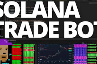 create solana arbitrage trading bot, crypto trading bot , volume bot
