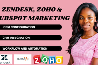 set up and optimize your zoho CRM zendesk CRM freshsales CRM hubspot CRM