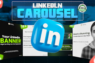 design amazing instagram and linkedin carousel posts