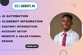 set up gohighlevel with ai chatbot zappychat closebot zapier