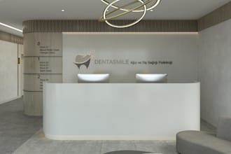 design a hospital reception, medical clinic