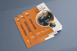 create modern catalog and magazine design