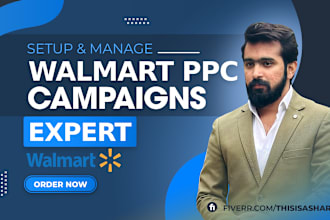 setup and manage walmart PPC campaigns, walmart advertising