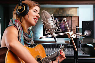 be your female gospel singer, jingle vocalist, songwriter and music producer