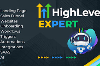build go high level website, sales funnel expert in gohighlevel, ghl