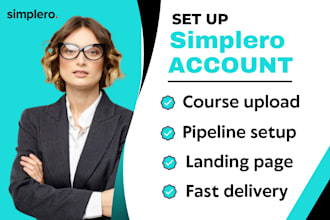 design your online course, automation, landing page, using simplero and kajabi