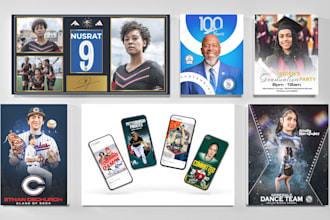 sports canvas, event, team poster, birthday, club party flayer