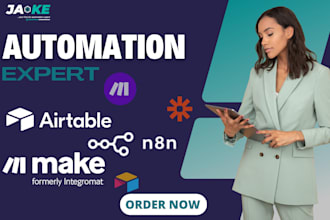 setup fix airtable automation, make com automation, API, made com, vapi