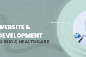 create a clinic or healthcare website with appointment scheduling