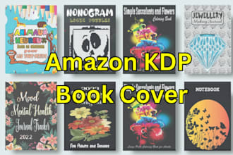 design amazon kdp book cover, KDP low content book cover
