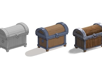 create 2d props, objects, icons for your game