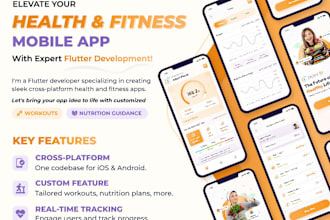 make fitness tracking app, health app, gym management app, health and wellness