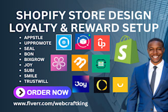 setup loyalty and reward appstle bixgrow joy subi smile uppromote seal bon