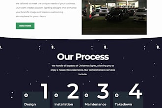 design roofing, landscaping, junk removal website in wordpress, wix, squarespace