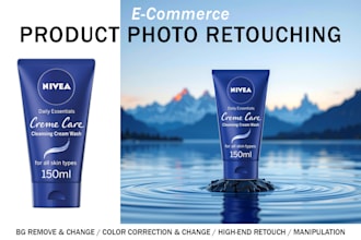 do expert product photo editing and retouching in photoshop