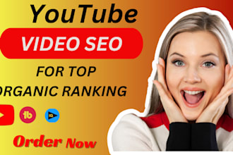 do best youtube video SEO for getting organic views and top ranking