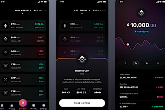 develop crypto tracker app, crypto website, crypto wallet app, blockchain app