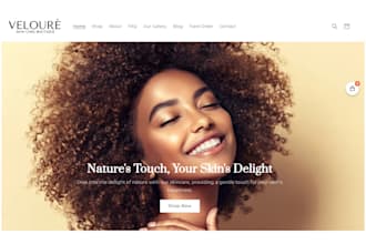 skincare shopify store skincare website skincare shopify cosmetic beauty website