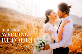 edit wedding photos to get high end quality