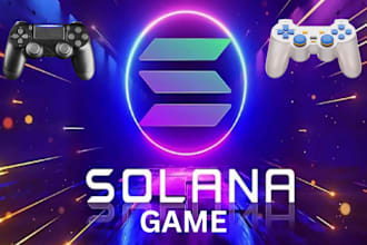 be your crypto solana game developer, develop crypto game