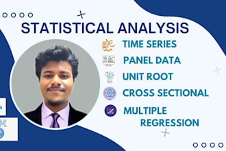 do time series, panel data, multiple regression using stata, spss, e views