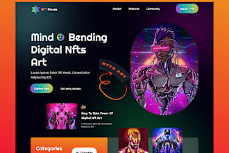 nft minting website, nft wordpress dapp, nft presale website, nft landing page