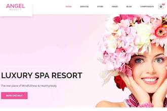 design medical spa website, dental website, doctor, healthcare website
