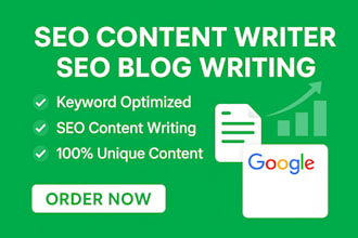 write SEO blog content strategy to rank your website on google