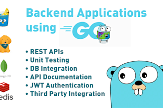 build backend applications using golang