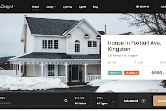 build a property management, vacation rental, and airbnb, real estate website