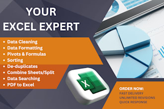 providing data cleaning, formatting, merging, splitting