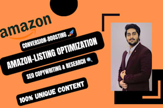 do amazon listing creation, amazon listing optimization, SEO product description