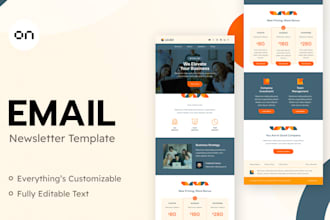 design attractive and  responsive HTML email templates