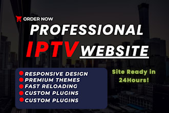 design professional iptv website