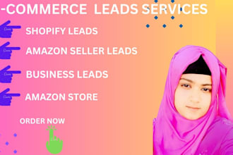 collect ecommerce leads amazon sellers leads and shopify owner leads
