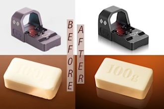 do product photo editing, photoshop image retouching, ecommerce accessories edit