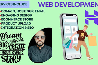 build responsive ecommerce website or online store