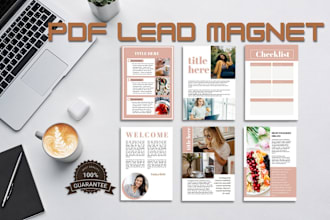 pdf lead magnet design pdf lead magnet lead magnet design brochure ebook design