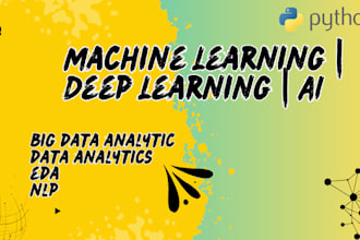 do python machine learning, deep learning, nlp projects