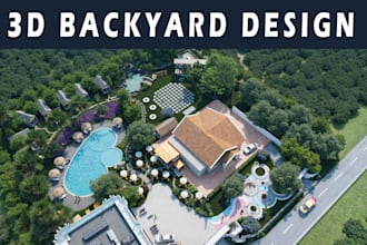 plan and render your 3d backyard or event garden with stunning visuals