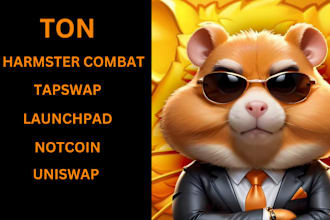 build hamster kombat, token staking, cross chain, bridge dapp on ton and solana