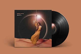 craft an exclusive album cover or single cover design