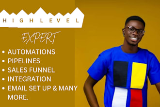 build go high level sales funnel, ghl website, store and gohighlevel automation