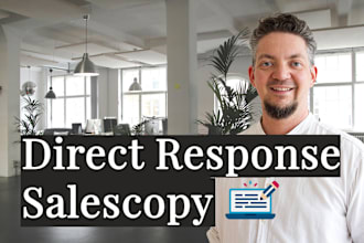 write direct response sales copy for funnels, websites, ads, emails, vsl