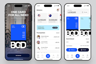 develop fintech app, payment app, loan app, wallet app, bank app, investment app