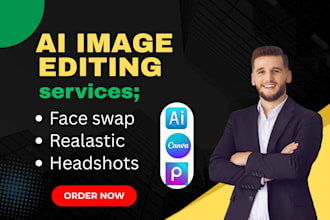 edit image, face swap, remove bg, resize image, text and enhance picture