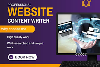 your professional SEO website content writer