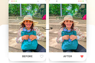 do high end retouching and enhancement in any image