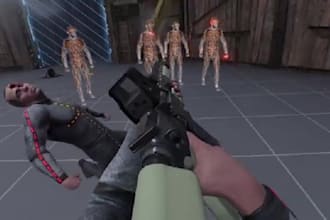 do virtual reality VR combat fighting game development martial art game